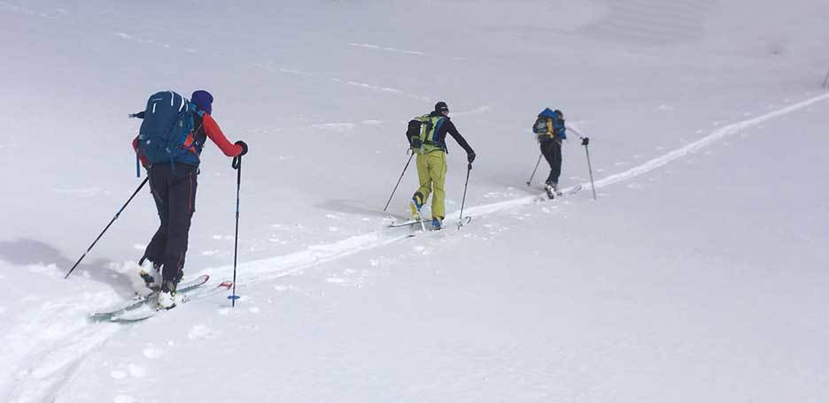 Ski Mountaineering to Monte Blockhaus from Decontra