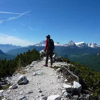 Via Ferrata Bovero at Col Rosà