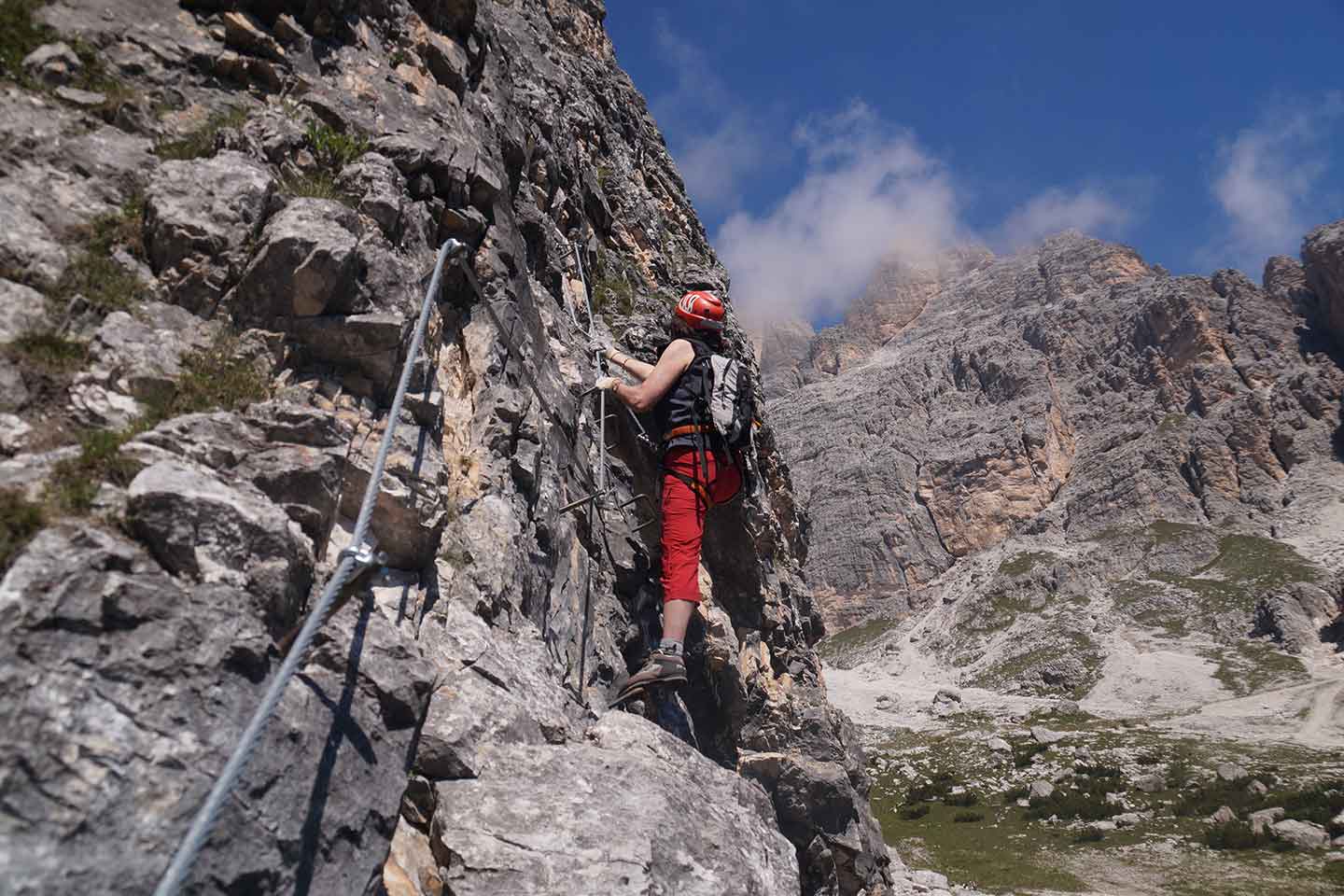 Ferrata Ra Bujela alla Tofana di Mezzo