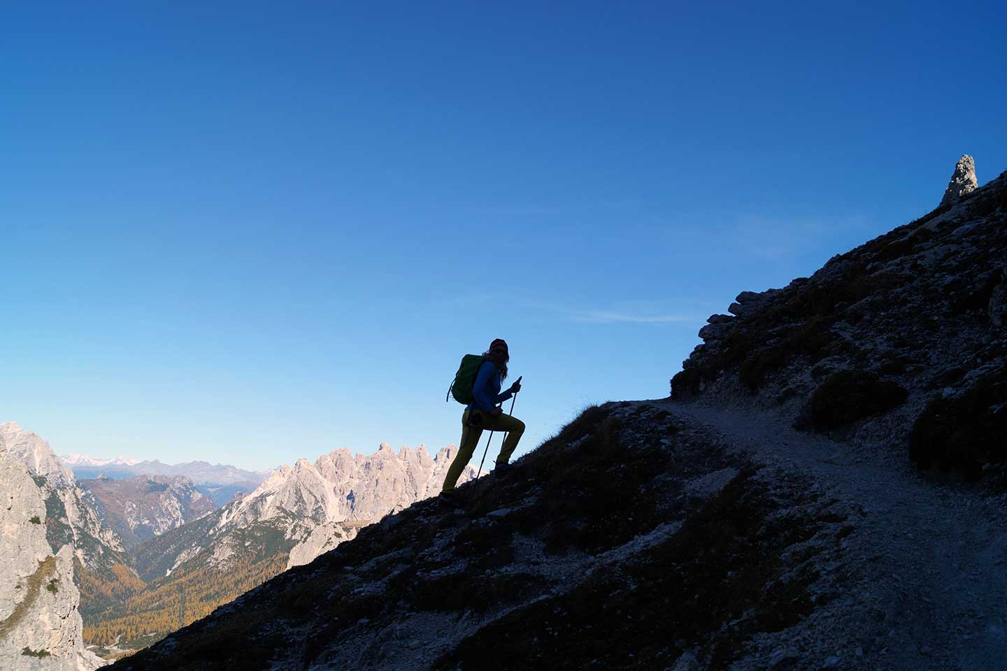 Trekking to Cadini di Misurina