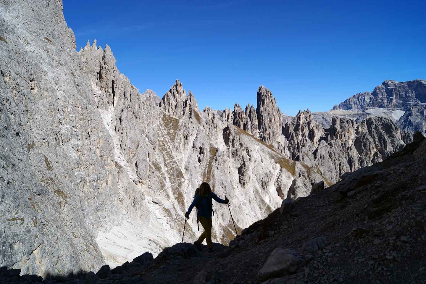 Trekking to Cadini di Misurina