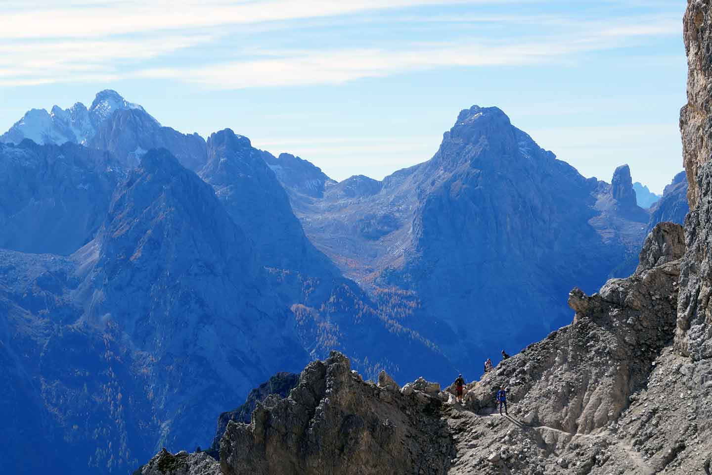 Trekking to Cadini di Misurina