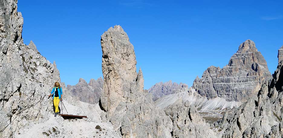 Trekking to Cadini di Misurina