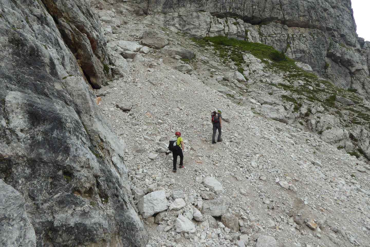 Castiglioni Climbing Route to Torre Venezia in Civetta