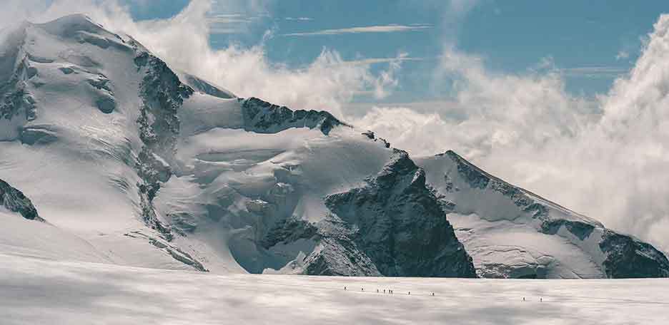 Traversata Castore e Polluce, Alpinismo in Monte Rosa