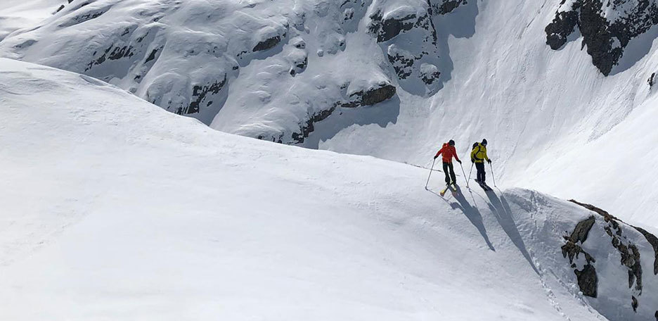 Ski Mountaineering to Monte Cevedale from Vedretta di Cedec