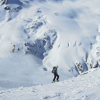 Ski Mountaineering to Mount Cevedale from Val Rosole