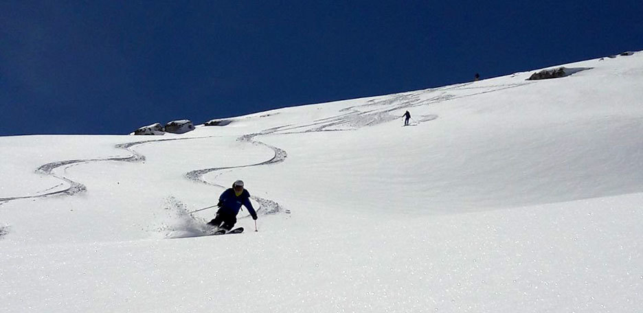 Sci Alpinismo al Sass Ciampac nel Parco Naturale Puez-Odle