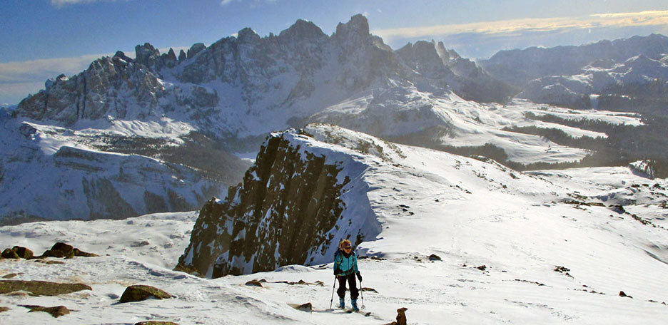 Sci Alpinismo a Cima Bocche da Passo San Pellegrino