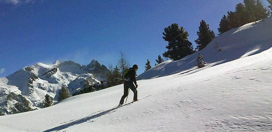 Ski Mountaineering to Cima Cece in the Lagorai Range