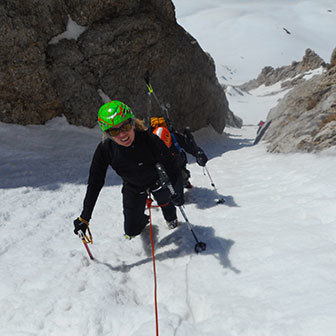 Sci Alpinismo al Corno Grande, Canale Bissolati