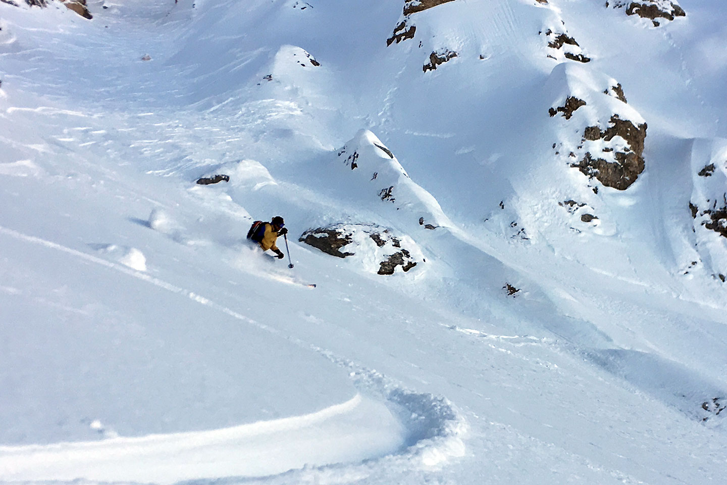 Ski Mountaineering to Costabella Ridge at Mount Cristallo