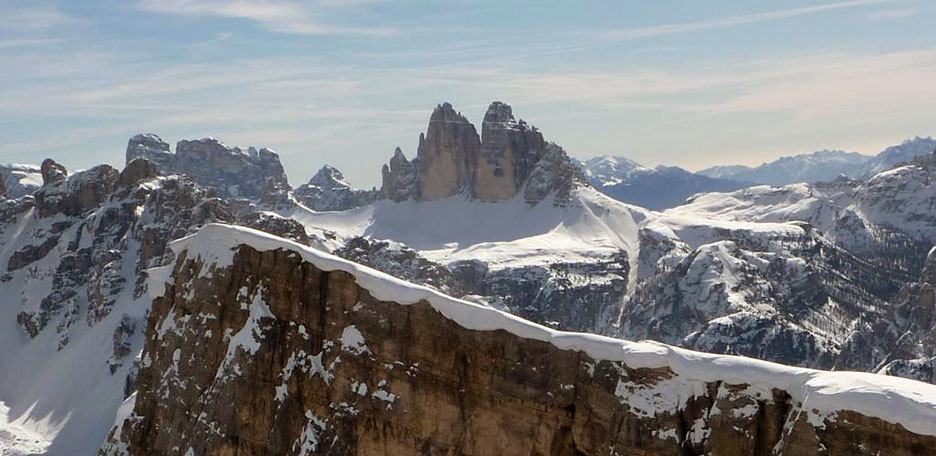 Sci Alpinismo alle Crepe di Valchiara nel Parco Naturale Fanes-Senes-Braies