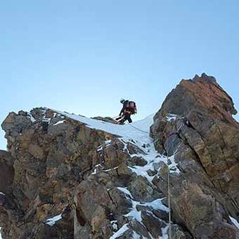 Soldier’s Ridge Climbing Route on Giordani Peak