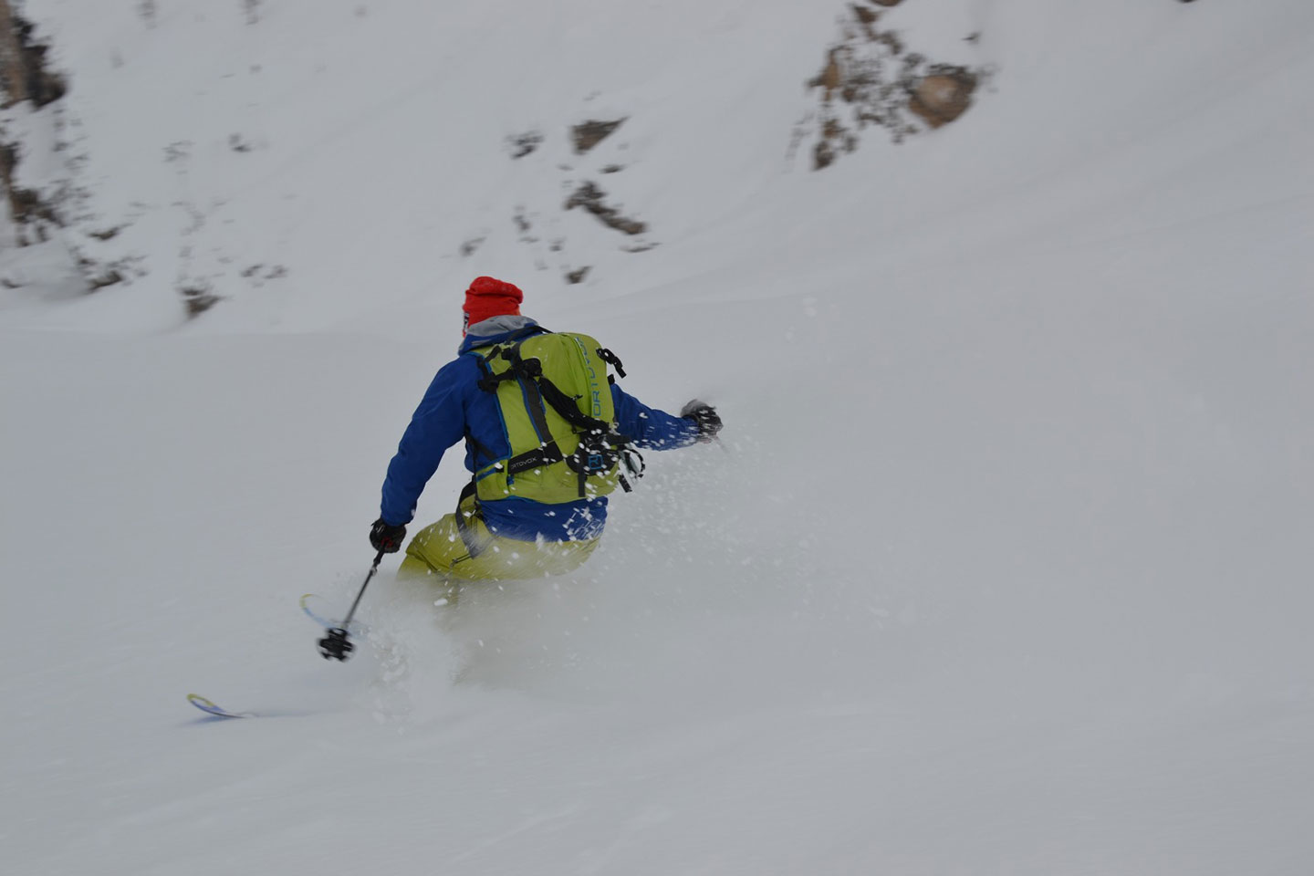 Sci Alpinismo alle Creste Bianche al Monte Cristallo