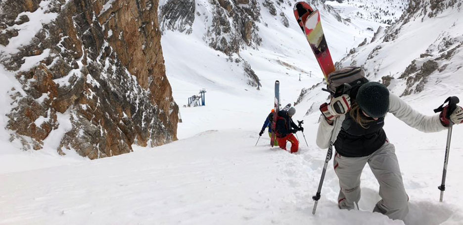 Ski Mountaineering to Creste Bianche in Mount Cristallo