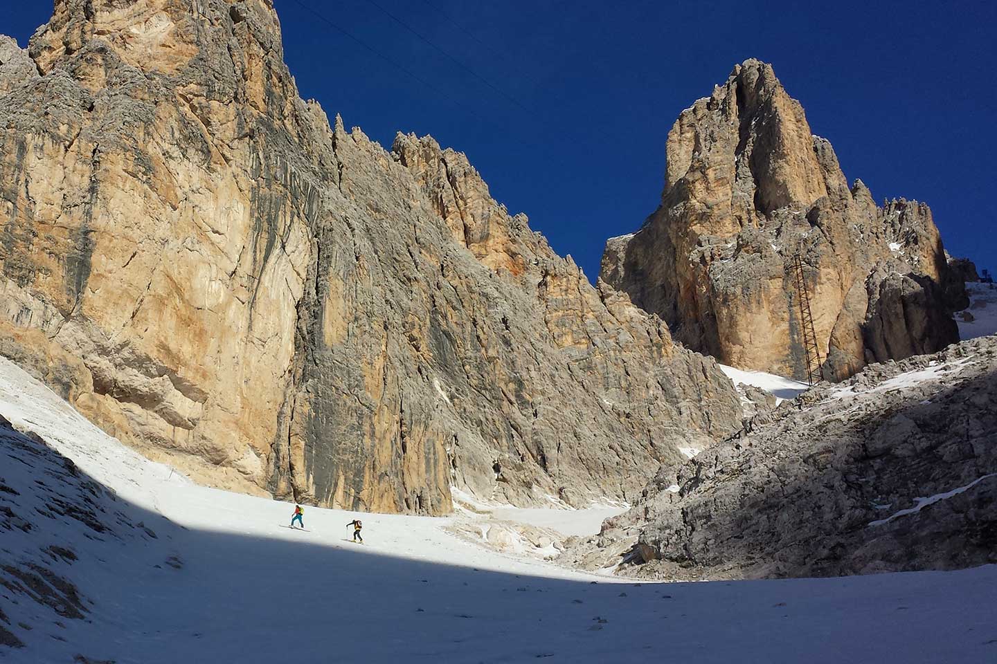 Ski Mountaineering to Cristallino d'Ampezzo