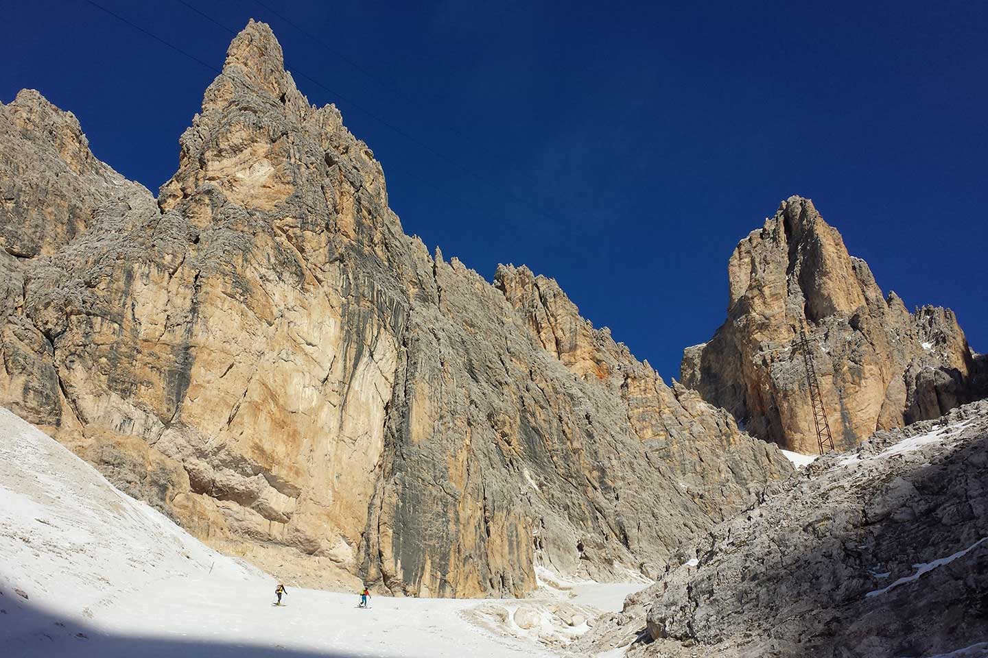 Ski Mountaineering to Cristallino d'Ampezzo