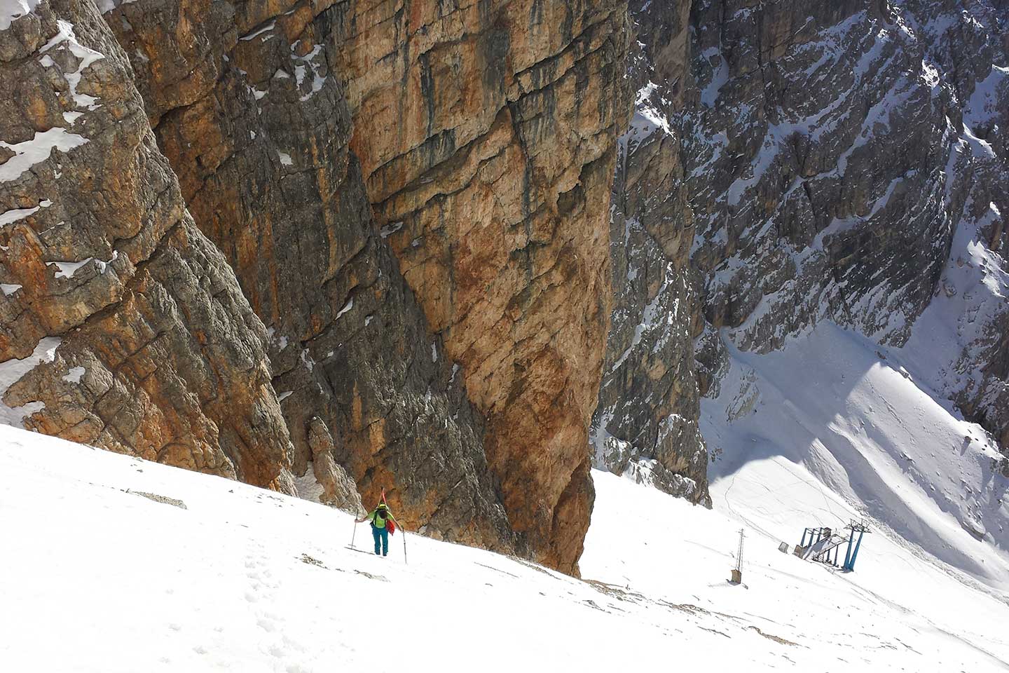 Sci Alpinismo al Cristallino d'Ampezzo