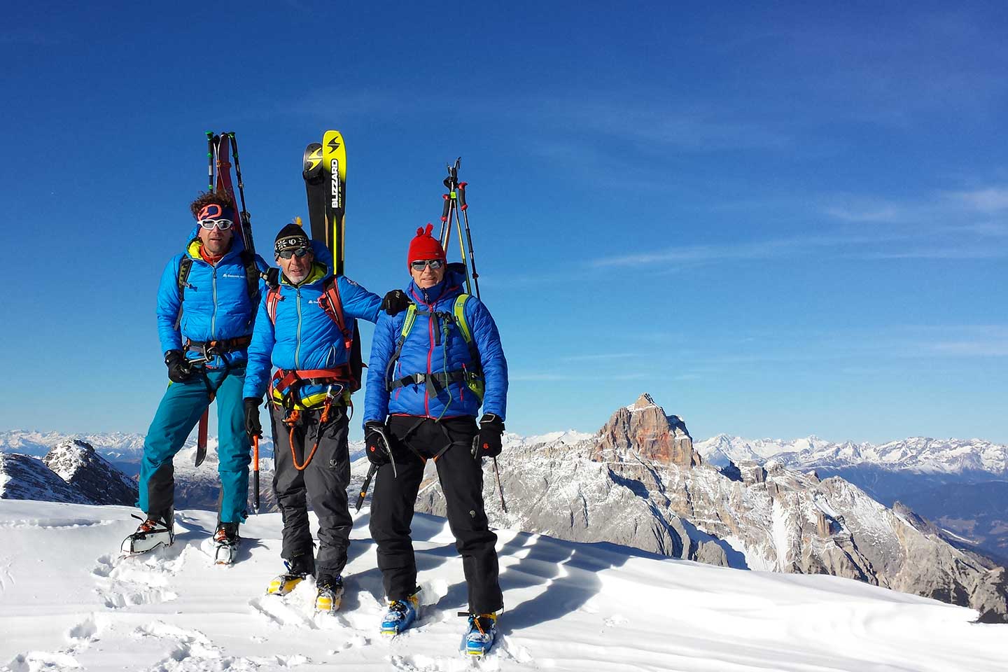 Sci Alpinismo al Cristallino d'Ampezzo