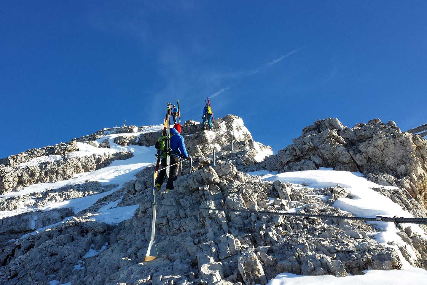 Sci Alpinismo al Cristallino d'Ampezzo