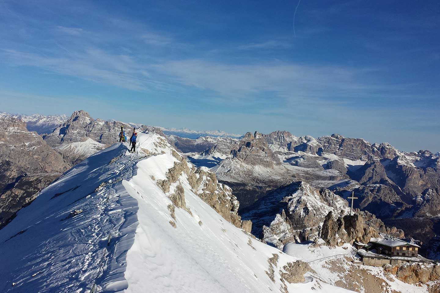 Ski Mountaineering to Cristallino d'Ampezzo