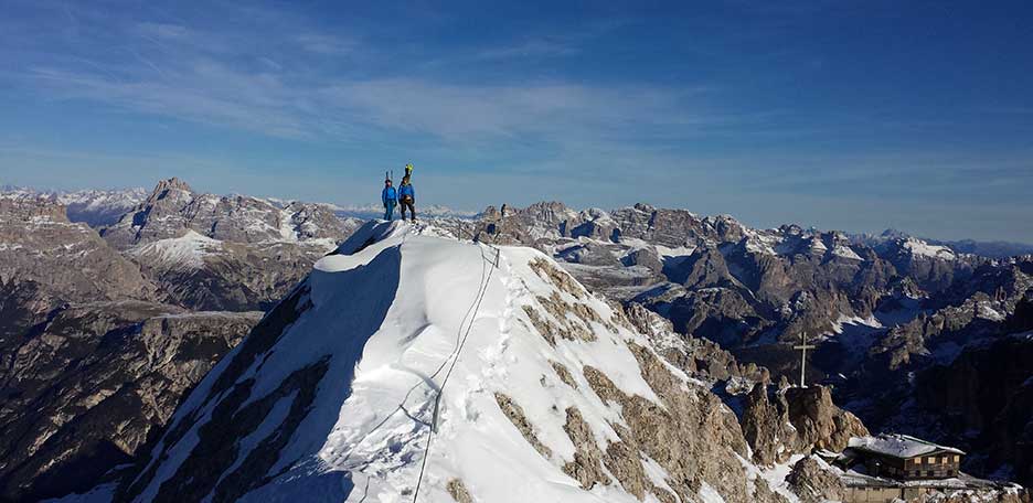 Ski Mountaineering to Cristallino d'Ampezzo