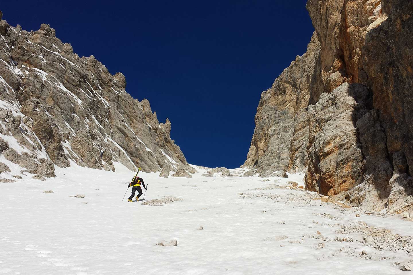 Sci Alpinismo al Monte Cristallo