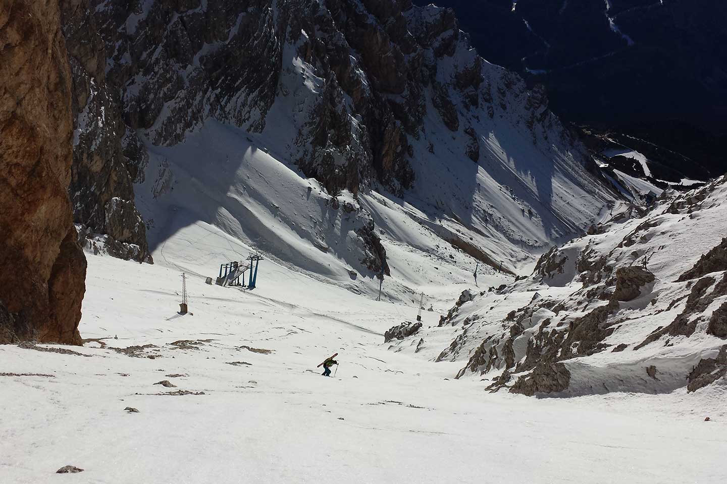 Sci Alpinismo al Monte Cristallo