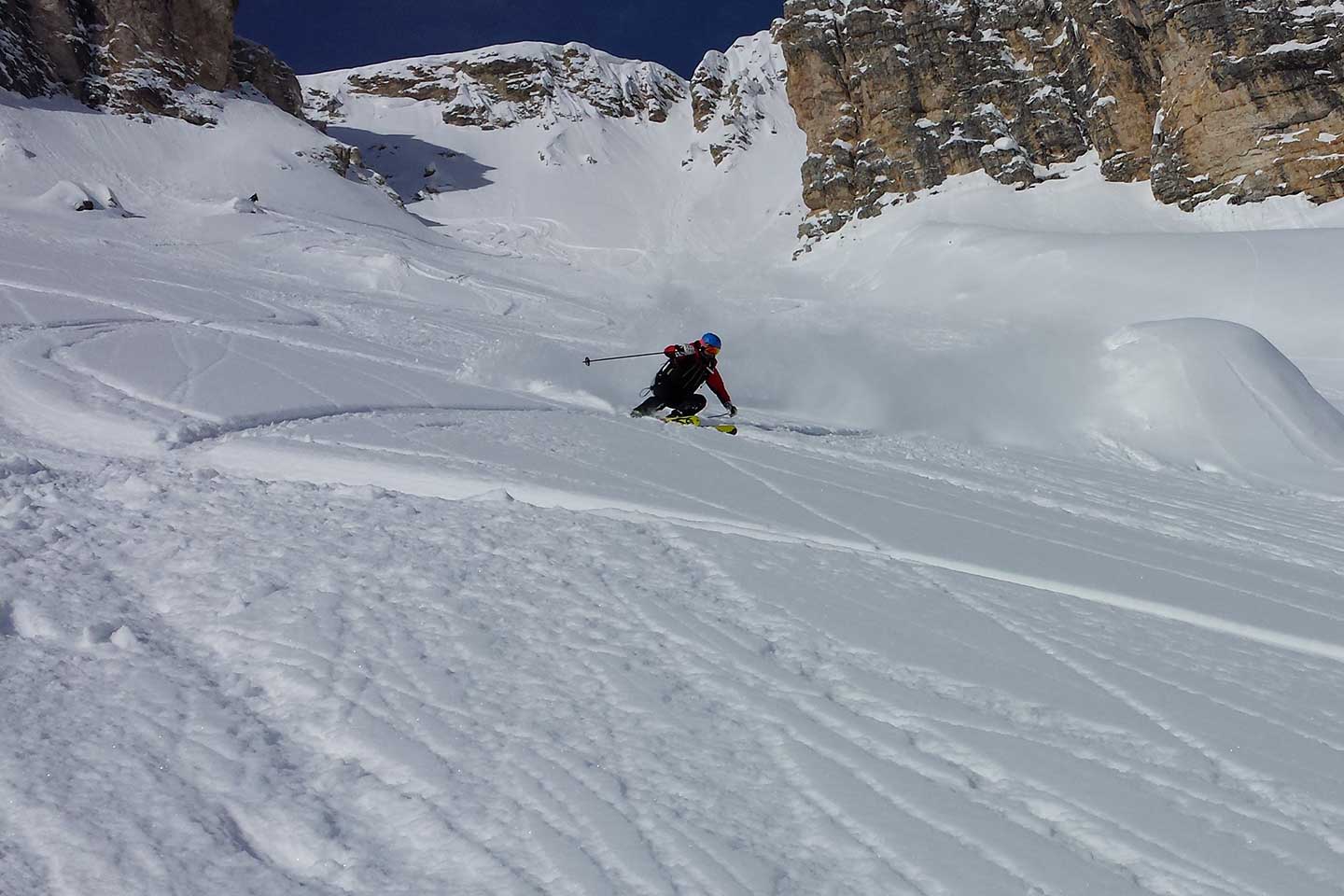 Sci Alpinismo al Monte Cristallo