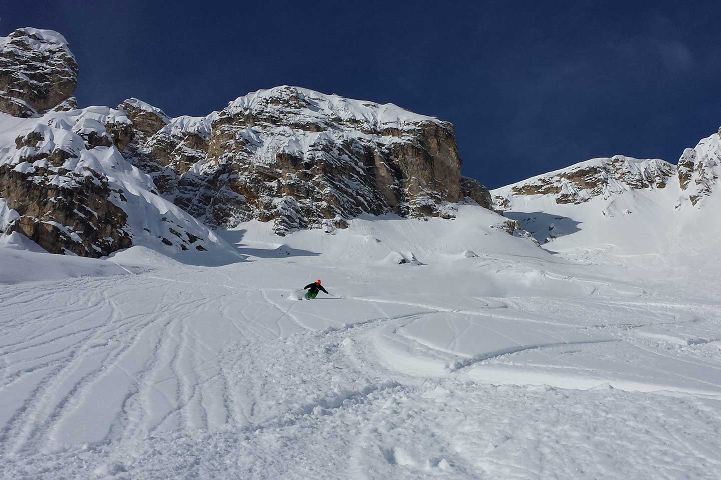 Ski Mountaineering in Mount Cristallo