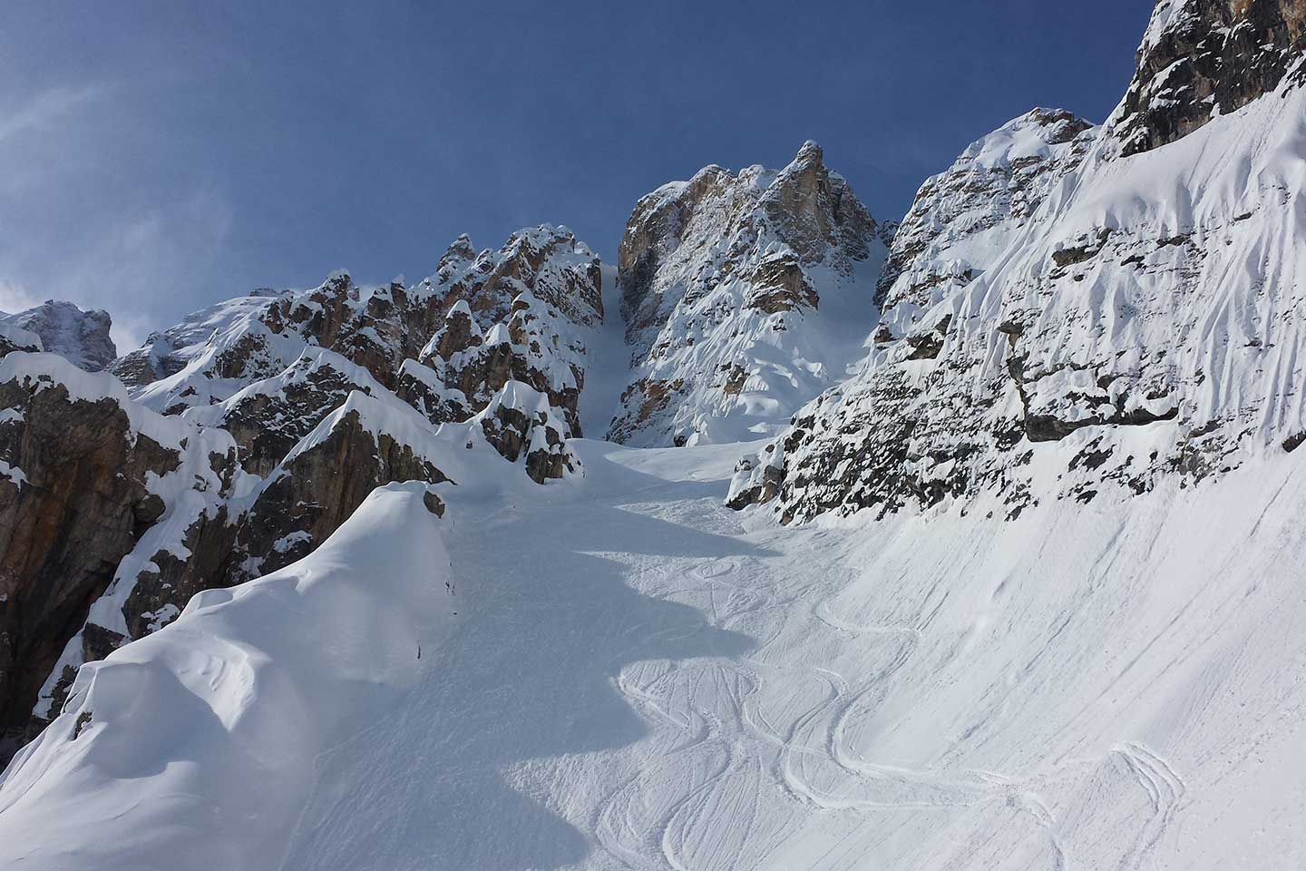 Ski Mountaineering in Mount Cristallo