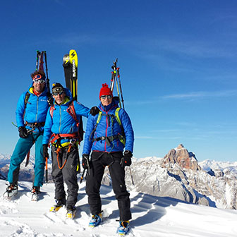 Sci Alpinismo al Monte Cristallo