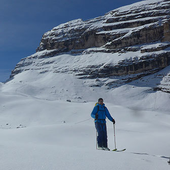 Sci Alpinismo al Sasso Santa Croce nel Parco Naturale Fanes-Senes-Braies