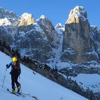 Sci Alpinismo al Sass dai Ciamorces e Val Culea