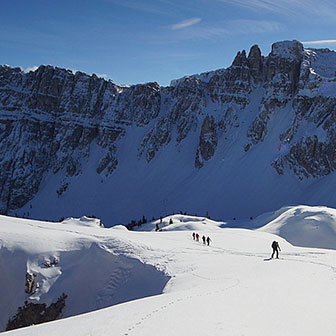 Ski Mountaineering to Cima Dodici in the Puez-Odle