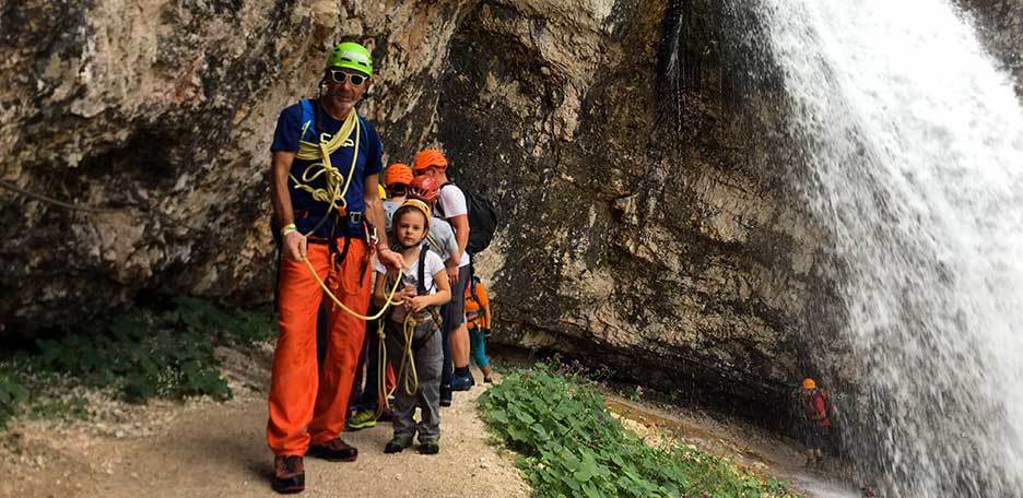 Via Ferrata per Bambini e Famiglie a Cortina