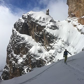 Sci alpinismo alla Forcella Fanes