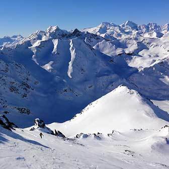 Ski Mountaineering to Mount Pizzo Filone from Val Minestra