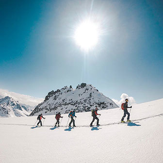 Ski Mountaineering to Pizzo Filone from Tresenda