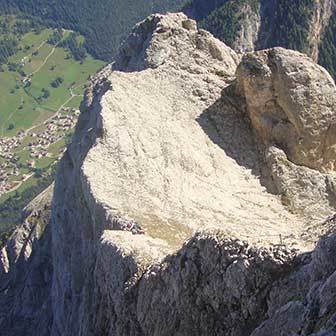 Finanzieri Via Ferrata to Colàc in the Marmolada Group