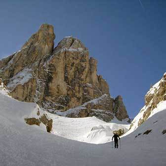 Sci Alpinismo alla Croda Fiscalina Est