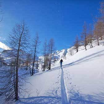 Sci Alpinismo alla Forca Rossa nel Gruppo della Marmolada