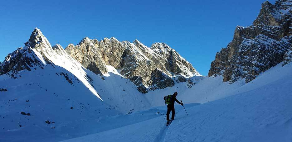 Sci Alpinismo alla Forca Rossa del Monte Pelmo