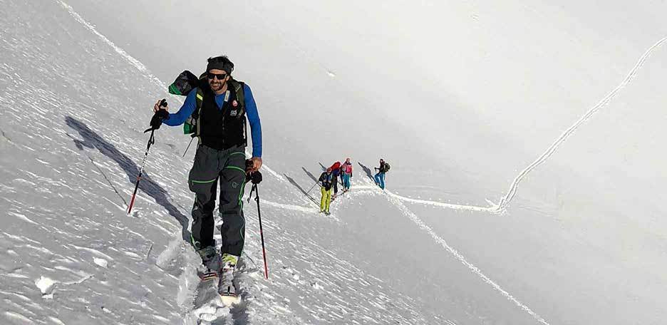Ski Mountaineering to Mount Forcellina