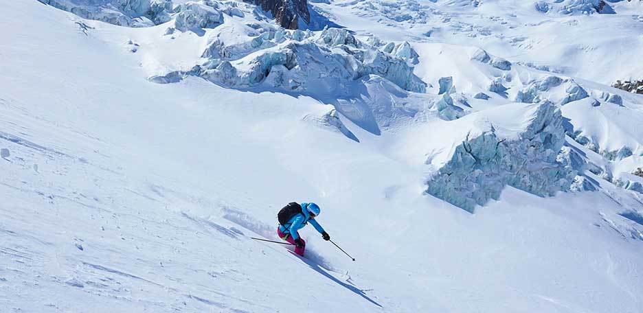 Off-piste Skiing in Chamonix, Freeride to Glacier Rond