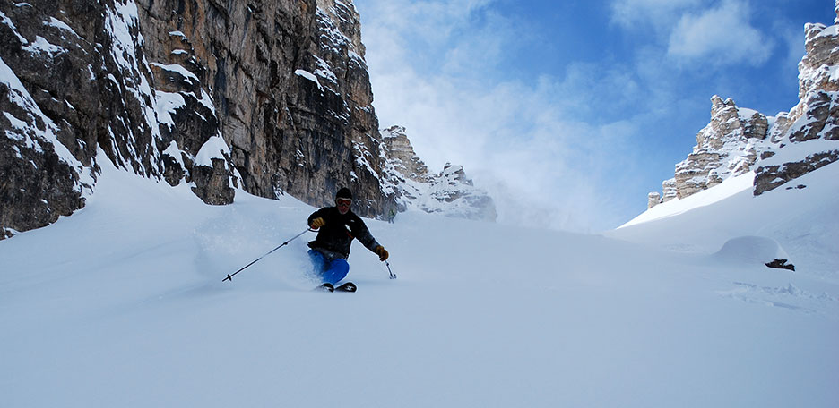 Sci Freeride a Cortina d'Ampezzo