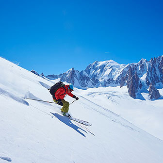 Sci Freeride al Ghiacciaio della Brenva