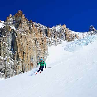 Sci Freeride Canalone Aiguille des Glaciers