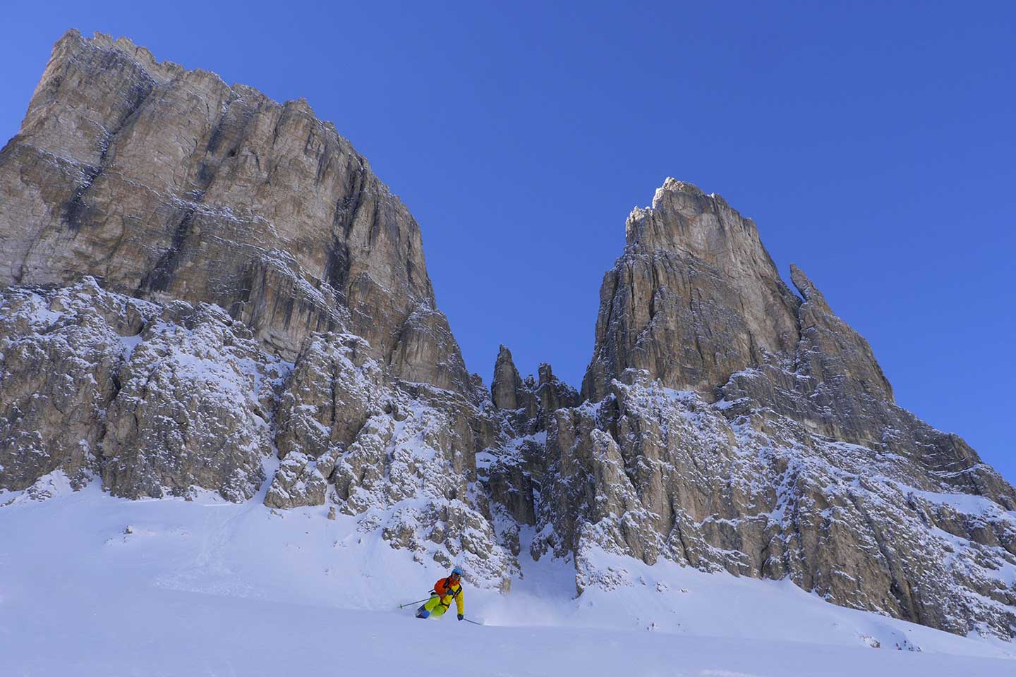 Tour di Sci Freeride in Dolomiti, 3 Giorni di Tour